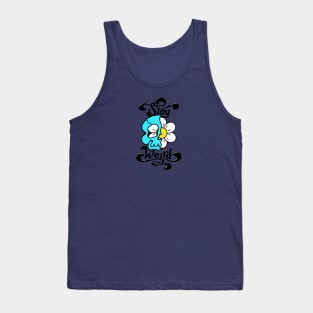 Skull With Flower Tank Top